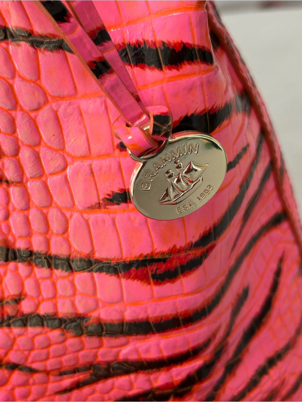 Brahmin Duxbury Pink Feline Ombre & Ady Wallet - Picture 6 of 13